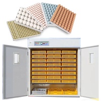 Incubateur de poulets entièrement automatique à haute productivité, taux d'éclosion de 98 %, 110/220 V, pour usage agricole (émeu, oie, autruche, canard)