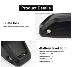 공장 맞춤형 Hailong 1 Ebike 배터리 HL1 48V 리튬 이온 배터리 팩 13Ah 15Ah 17.5Ah 20Ah 전기 자전거 배터리 - Product Image 4