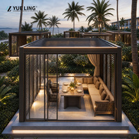 Toit à persiennes en aluminium sur mesure pour les entrepreneurs et les constructeurs, pergola pour terrasse extérieure avec commande électrique à distance