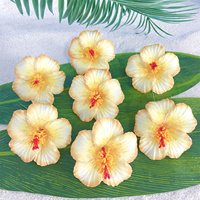 Hawaïen Real Touch DIY 11cm Grand choix d'oreille de fleur d'hibiscus en mousse Eva artificielle pour les fêtes