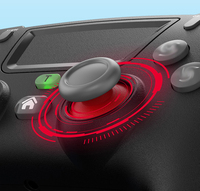 Honcam Manette de Jeu Bluetooth Sans Fil Haute Qualité Multicolore Compatible PS4 PS3 PC