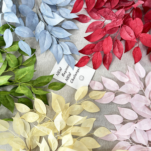 Nuovi eventi di arrivo appeso fiori di nozze verde seta foglie artificiali per la decorazione - Product Image 2