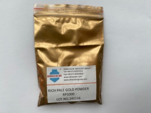 Металлический пигментный порошок: медно-золотой, насыщенный бледно-золотой, RG1000, бронзовый порошок для красок - Product Image 2