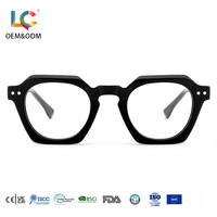 Montures optiques en acétate, design vintage fin, lunettes de vue pour un style professionnel classique