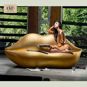 Okf โซฟาคู่รักสุดเซ็กซี่, โซฟาคู่รักพร้อมเมมโมรี่โฟมโซฟาห้องนั่งเล่นที่ทันสมัยและอยู่กับที่ - Product Image 3