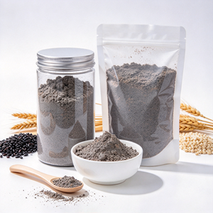 Poudre de riz <span class=keywords><strong>noir</strong></span> naturel sans gluten, riche en anthocyanes, pour la pâtisserie et les boissons, en vrac, OEM, directement de l'usine - Product Image 2