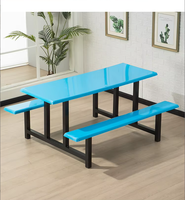 Ensemble de salle à manger moderne et minimaliste tout-en-un pour quatre/six/huit personnes, table et chaises en acier inoxydable, démontable/montable