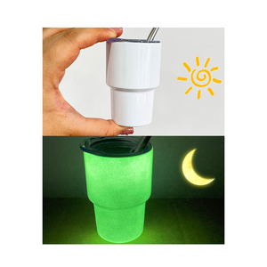 Commercio all'ingrosso magazzino USA 2oz 3oz bianco bianco bianco sublimazione <span class=keywords><strong>in</strong></span> acciaio inox colorato 2oz incandescente nel buio bicchiere bicchiere colpo di <span class=keywords><strong>vetro</strong></span> con coperchio di paglia - Product Image 3