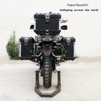 CVK Toulouse Side Box Boîte arrière de moto en alliage d'aluminium Capacité 6L Pièce de rechange Spring Breeze 800MT/700MT Trois boîtes Nouveau 1
