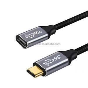 100W 4K USB C เป็น USB C สายชาร์จข้อมูลโน้ตบุ๊ค Type C 3.1 Gen 2สายชาร์จเร็วไนลอนสำหรับ <span class=keywords><strong>Apple</strong></span> MACK Book - Product Image 2