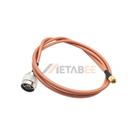 Câble de liaison coaxial RF N mâle vers SMA mâle 100CM RG142 Extension d'antenne à faible perte