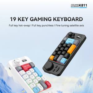 19-key macro joystick dual roller RGB full-key hot-swappable wired mechanical <b>keyboard</b> - Product Image 3