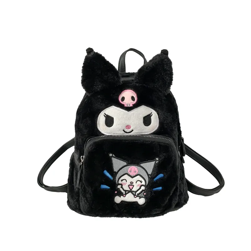 Cute Plush kids Backpack Cartoon Zoo Animal School bag for kindergarten Sanrio backpack