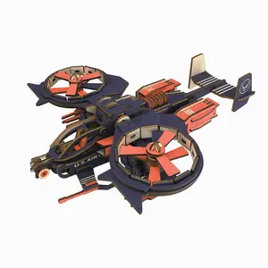 3D di legno di puzzle di modello di montaggio di mestiere aviation opere d'arte regalo divertente del giocattolo intellettuale di puzzle FAI DA TE giocattolo
