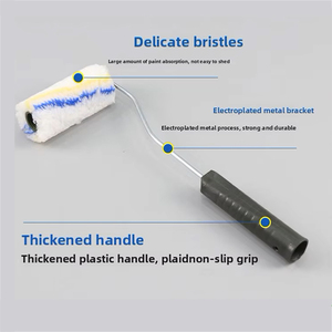 Barato personalizable4 pulgadas Industrial DIY Mini <span class=keywords><strong>rodillo</strong></span> cepillo <span class=keywords><strong>rodillo</strong></span> de pared mango <span class=keywords><strong>largo</strong></span> de plástico <span class=keywords><strong>para</strong></span> <span class=keywords><strong>pintar</strong></span> <span class=keywords><strong>rodillo</strong></span> de pintura OEM - Product Image 4