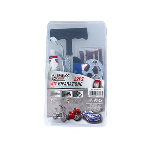 Kit riparazione pneumatici moto moto da 22 pezzi per veicoli con componenti metallici in plastica per pneumatici Tubeless