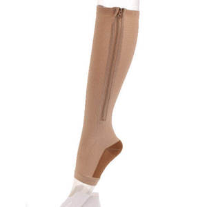 Fettverbrennende Damen-Kompressionssocken mit Reißverschluss zur Vorbeugung von Krampfadern, Sportsocken - Product Image 4