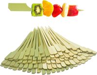 Brochettes jetables en bois de bouleau style coréen pour usage quotidien, 2,5 mm-5 mm, antiadhésives, résistantes à la chaleur, faciles à nettoyer, pour barbecues, fêtes, camping, livraison gratuite