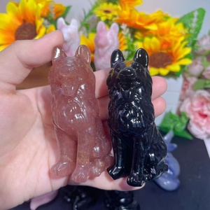 Artesanía de Cristal Tallada en Forma de Animales, Mezcla de Materiales, Zorro y <span class=keywords><strong>Lobo</strong></span>, para Decoración Fengshui, Venta Caliente de Fábrica, Nuevo - Product Image 3