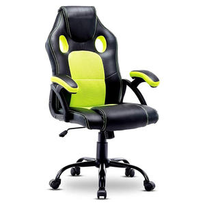 Silla <span class=keywords><strong>Gamer</strong></span> Económica de Bajo <span class=keywords><strong>Precio</strong></span>, Giratoria 360 Grados, Metálica, Deslizante, de Cuero, para Estudiantes, Oficina en Casa, Cibercafé, Silla de Computadora - Product Image 4
