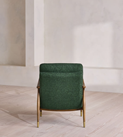Fauteuil en tissu moderne italien pour salon, chaise individuelle en bois massif, chaise longue en velours pour chambre et bureau à domicile