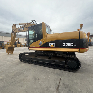 Excavadora de cadenas 320C amarilla, máquina de excavación hidráulica, equipo de construcción, cucharón de 1.0m, 107kW, alta capacidad de excavación - Product Image 4