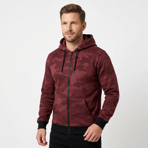 Sudadera con Capucha Retro Americana para Hombre, Ajuste Holgado, Tejido Antipilling de Poliéster/Algodón, Color Negro Liso, Estilo Casual - Product Image 1