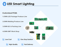 Carte de circuit imprimé pour lampe solaire DIY avec capteur de contrôle infrarouge et détection de présence humaine