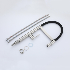 2025 трендовые смесители для кухни Магнитный 304 Смеситель из нержавеющей стали с одним отверстием для горячей и холодной раковины - Product Image 4