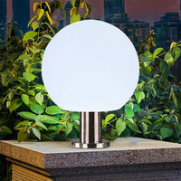 Lampadaire de jardin LED en acier inoxydable IP33, éclairage extérieur étanche pour clôture et allée