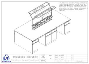 Lemari Laboratorium Pulau Kerja Teknik Daya Elektronik Komersial VitalLab dengan Rak yang Dapat Disesuaikan, Dilapisi Bubuk Epoksi - Product Image 5