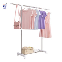 Vente en gros en usine Séchoir à vêtements pliable moderne en métal pour chevaux à bas prix Organisateur de balcon 2 ailes à double niveau pour garde-robe