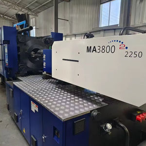 Used Haitian Horizontal Plastic Injection Molding Machine 380 Ton Bucket Maker Core PLC Motor Pump Gearbox Bearing Screw - Product Image 1