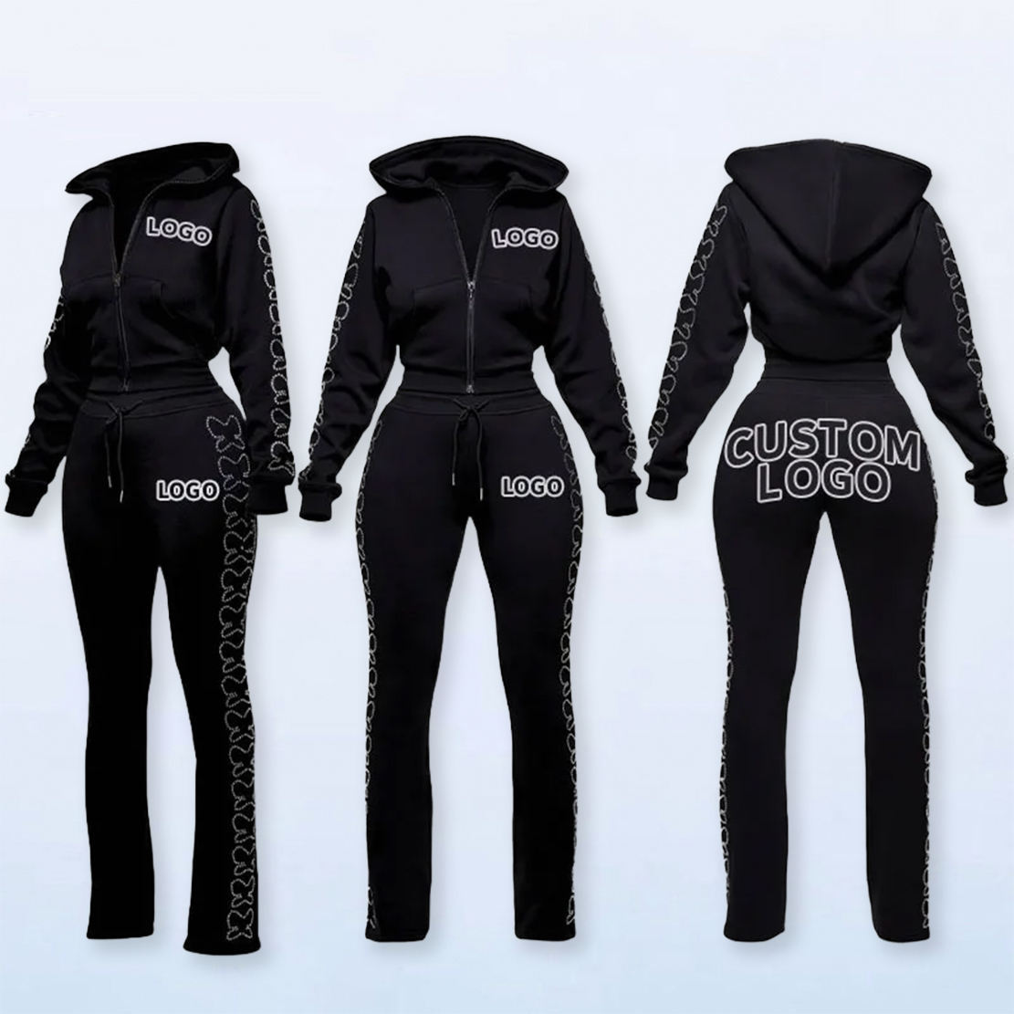 Acid Wash Sweatpants - Vintage Flared Men's Clothing