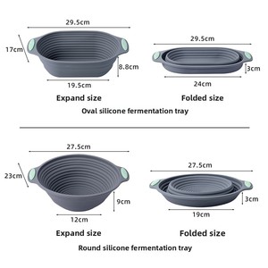Nuevo Molde de Silicona para Pan, Cesta de Fermentación de Masa, Estilo Europeo, Plegable, para Pasteles - Product Image 2