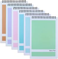 Bloc-notes promotionnel mignon à spirale avec impression de logo personnalisé, magnétique, format A5, reliure à feuilles mobiles, couverture en PVC/PP