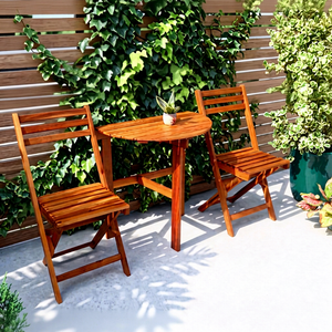 Ensemble de meubles en bois massif en gros : table basse et chaises pour la maison, bar, restaurant, hôtel, café, jardin – Fabriqué au Vietnam - Product Image 1