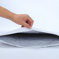 Pochette thermique en laine biodégradable pour emballage de fruits de mer doublure d'isolation pour le transport de la chaîne du froid