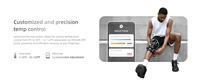 Appareil de thérapie par compression chaude et froide pour la rééducation du genou après une opération