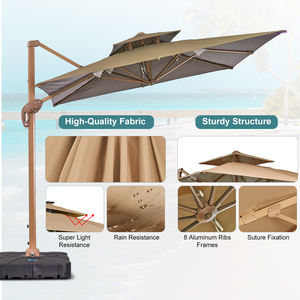 Sombrilla Comercial para Jardín Tipo Cantilever <span class=keywords><strong>de</strong></span> Alta Resistencia para Patio Parasol para Exteriores <span class=keywords><strong>de</strong></span> 8 Pies Grande con Función Giratoria - Product Image 5