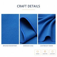 Serviette de plage personnalisée en microfibre 200 g/m² séchage rapide sans sable légère ronde pour voyage avec logo OEM imprimé