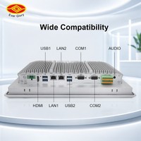 EverGlory Panel PC Táctil Industrial Sin Ventilador de 12.1 Pulgadas, DC 9-36V, USB, LAN, COM, Man Hinh Cam Ung para Automatización de Fábrica