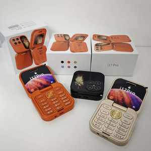 Nuovo Telefono Economico I17pro 2G con SIM, Pieghevole, Rotante, Type-C, Funzione Magic Voice, Mini <span class=keywords><strong>Cellulare</strong></span> a Conchiglia per Uso Quotidiano Portatile - Product Image 6