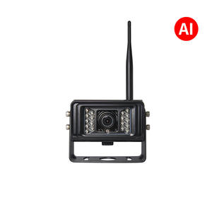 ワイヤレスAI歩行者 & 車両検出カメラシステムサイドビューリアビュー駐車センサー車用反転カメラキット付き - Product Image 3