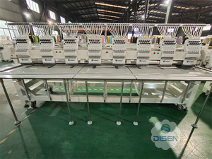 Machine à broder informatisée à 8 têtes Disen Heavy Duty avec 12-15 aiguilles pour casquettes et chemises Kanvas Punch - Product Image 5