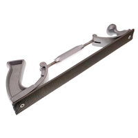 Lime à main multifonction en acier de 350 mm avec support en alliage d'aluminium, lime à râper réglable pour l'aluminium, l'automobile, la fibre de verre