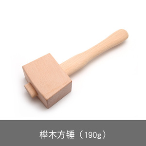 Martillo grande, mazo <span class=keywords><strong>de</strong></span> <span class=keywords><strong>madera</strong></span>, carpintero, carpintería, <span class=keywords><strong>madera</strong></span> <span class=keywords><strong>de</strong></span> <span class=keywords><strong>haya</strong></span> pintada, mesa decorativa sostenible, trituración <span class=keywords><strong>de</strong></span> hielo - Product Image 4