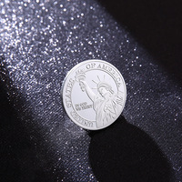 Pièce de monnaie commémorative en métal gravée sur mesure 911 Challenge pour le souvenir des pompiers, la fête des pères, l'anniversaire, vente en gros OEM en vrac