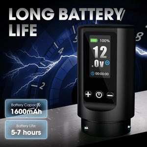 מסנן x30 אלחוטי קעקוע מכונת עט 1 סוללה נוספת 4-12v הוביל תצוגה 2.0-4.2 מ "מ עבור אמני קעקוע מקצועיים - Product Image 2