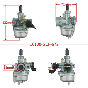 קרבורטור איכותי לאופנוע הונדה דגמי 1997-2004 16100-GCF-672 PZ18 CD70 XR70R CRF70F XR70 CRF70 PB12H PB12J PB12K - Product Image 5